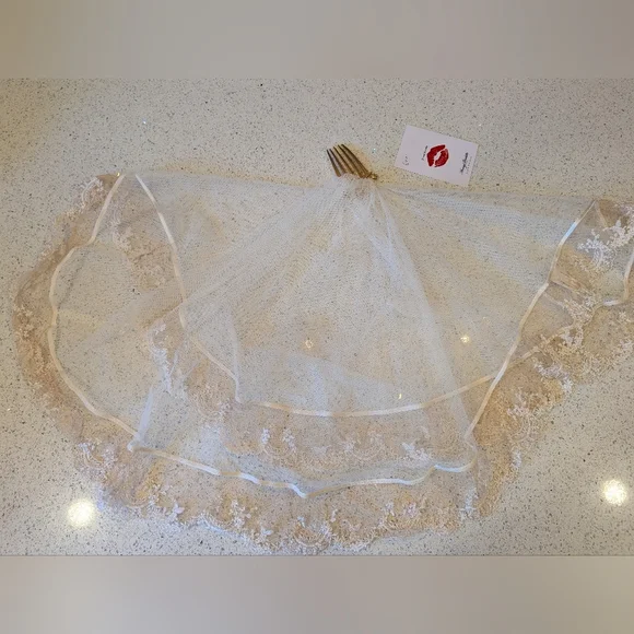 Honey Birdette Daisy Veil O/S - Picture 5 of 10